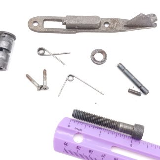 Hawthorne 110 12-Gauge Shotgun Parts: Plate, Pins, Screws, Spring