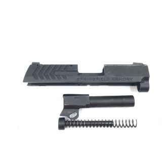 Springfield 911 9mm, pistol parts, slide, barrel, and recoil spring