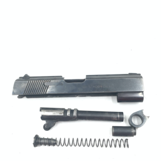 Llama Model XI B 9mm 1911, pistol parts, slide, barrel, and recoil spring