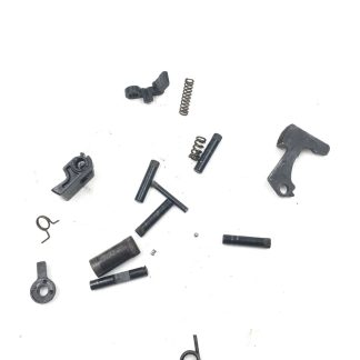 Rossi SS Poly Tuffy 410 gauge, shotgun parts, opening lever, plate, transfer bar, springs, pins, ball, and levers