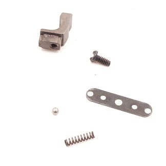 Mossberg 500 A 12 gauge shotgun parts: Safety lever, spring, screw, ball and plate
