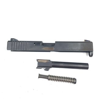 Glock 17 gen 4 9mm, pistol parts, slide, barrel, and recoil spring