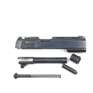 Llama III-A 380acp, pistol parts, slide (no rear sight), barrel, and recoil spring