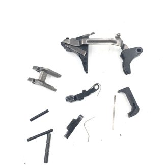 Glock 17 Gen 4 9mm, Pistol Parts,  trigger, bar, housing, slide catch, springs, pins, magazine catch, stop