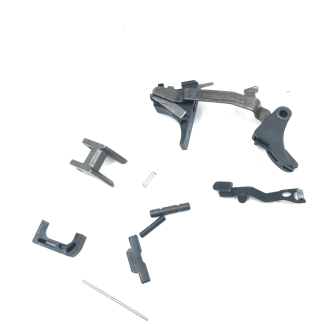 Glock 42 Gen 4 380 acp, pistol parts, trigger, bar, housing, slide catch, pins, springs, magazine catch, stop