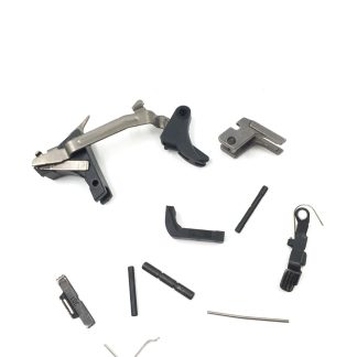 Glock 17 Gen 3 9mm, pistol parts, trigger, bar, housing, slide catch, springs, magazine catch, pins, stop
