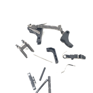 Glock 17 Gen 3 9mm, pistol parts, trigger, bar, housing, slide catch, springs, magazine catch, pins, stop