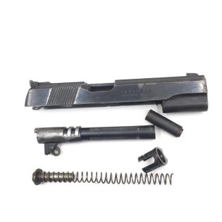 Colt MKIV/Series 70 Gold Cup National Match 45 acp, pistol parts, slide, barrel, and recoil spring