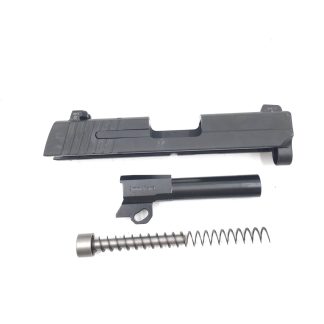 Sig Sauer P938 9mm, pistol parts, slide, barrel, and recoil spring