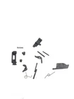 Beretta 92x 9mm, pistol parts, magazine catch, ejector, pins, springs, levers